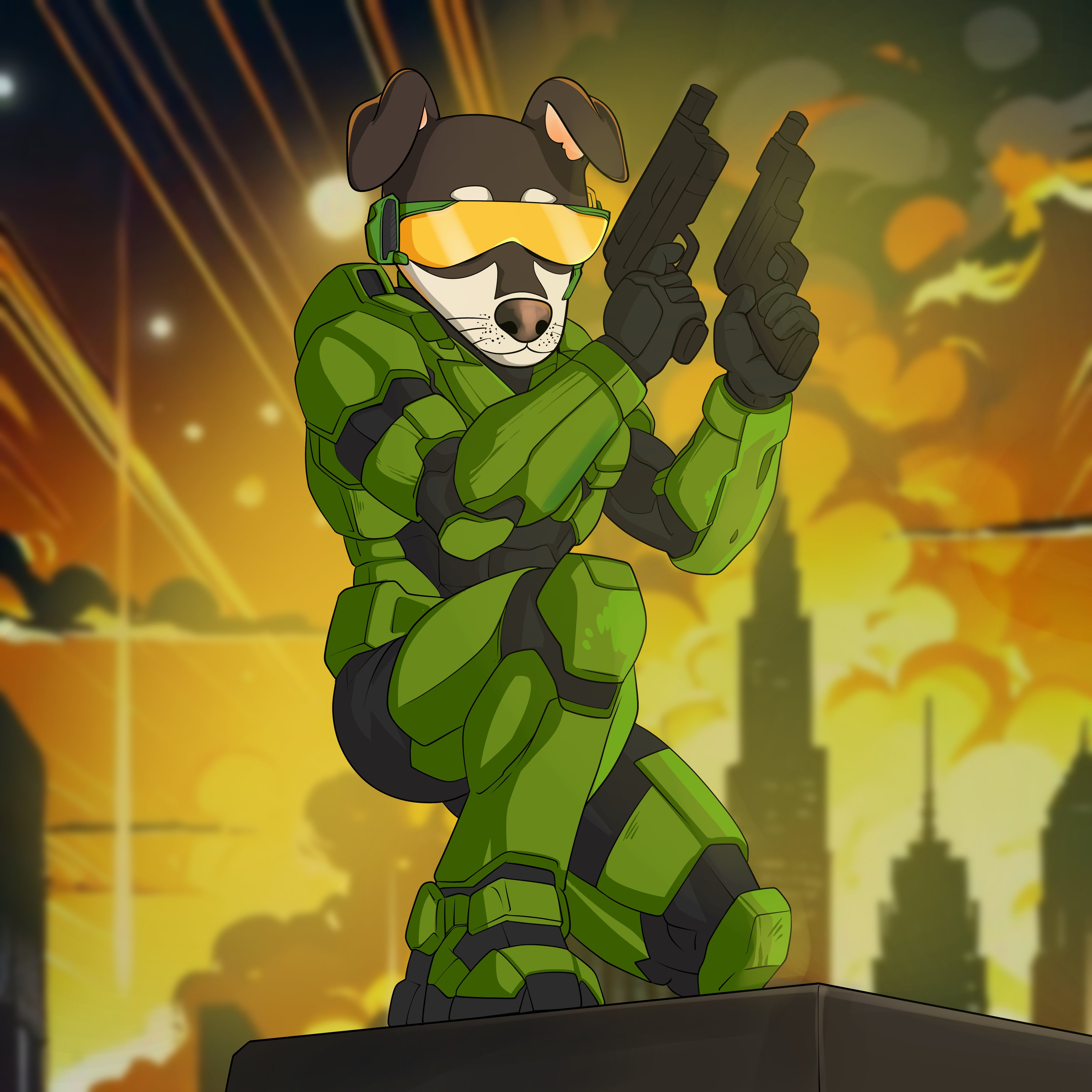 Chester as Master Chief