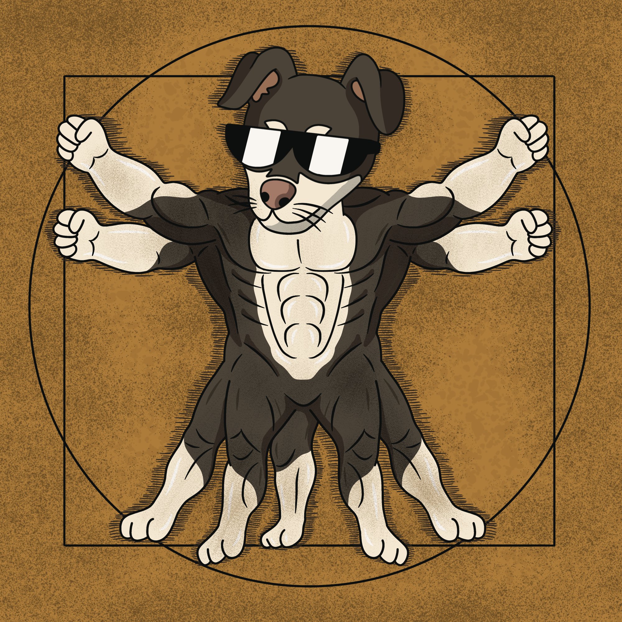Chester Vitruvian Man